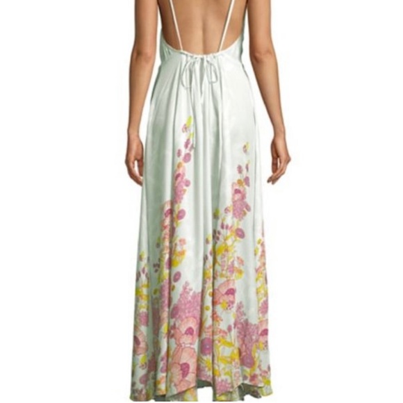 Free People Light Green Floral Maxi Dress - Picture 2 of 5
